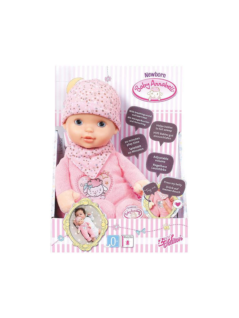 ZAPF CREATION Baby Annabell Newborn Heartbeat keine Farbe